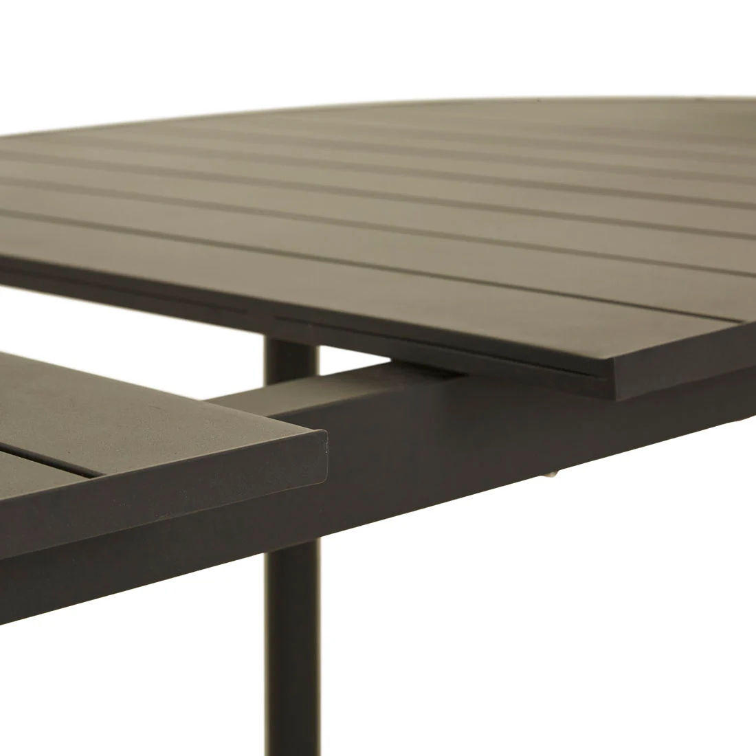 Pier Curve Slatted Extension Dining Table - Image 12